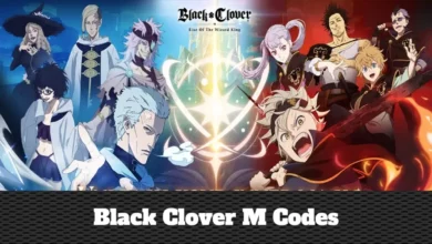 Black Clover M Codes