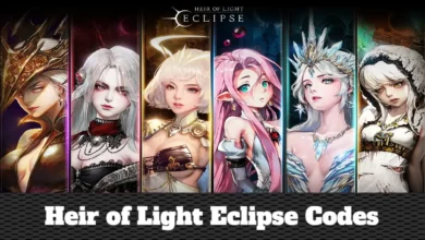 Heir of Light Eclipse Codes