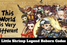 Little Shrimp Legend Reborn Codes