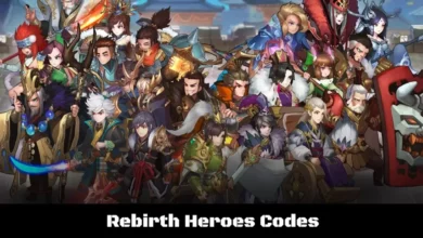 Rebirth Heroes Codes