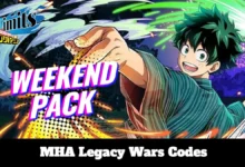 MHA Legacy Wars Codes