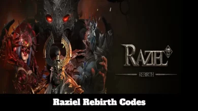 Raziel Rebirth Codes
