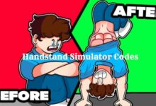 Handstand Simulator Codes