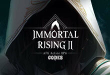 Immortal Rising 2 Codes