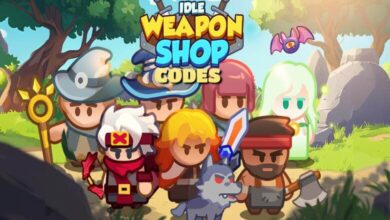 Idle Weapon Shop Codes