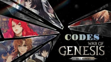 War of Genesis Codes