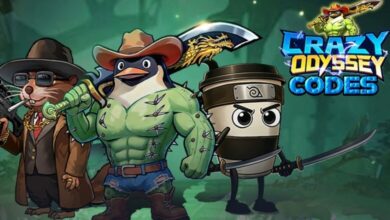 Crazy Odyssey Codes